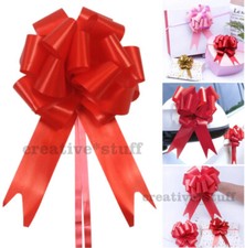 20 Pull Bows 50mm Wedding Car Gift Wrap Ribbon Florist WATERPROOF Decorations UK