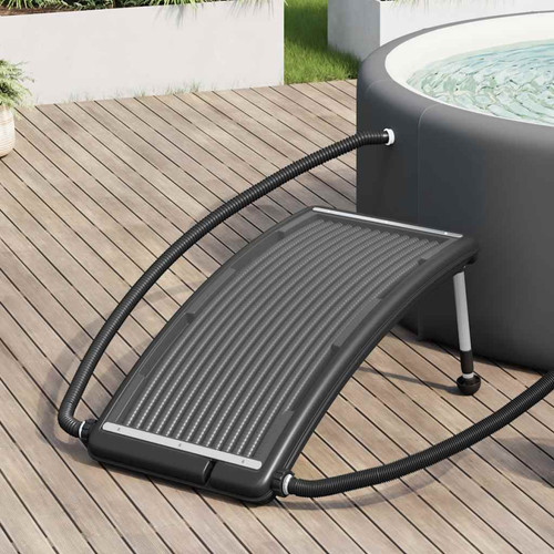 Solar pool heater curved black - heater,