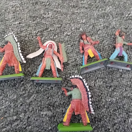 Britains deetail indians - indians, x5