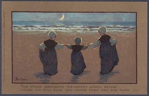 The moon enchants - moon, watery
