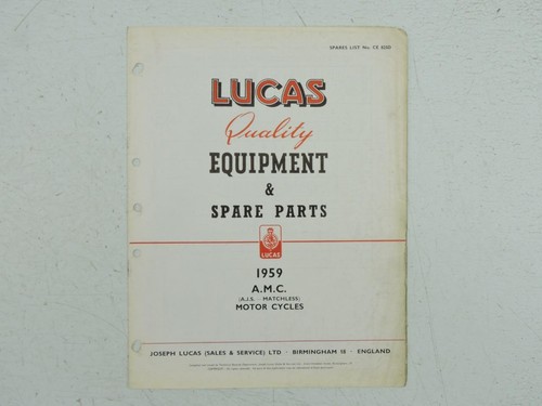 1959 lucas amc parts - 1959,
