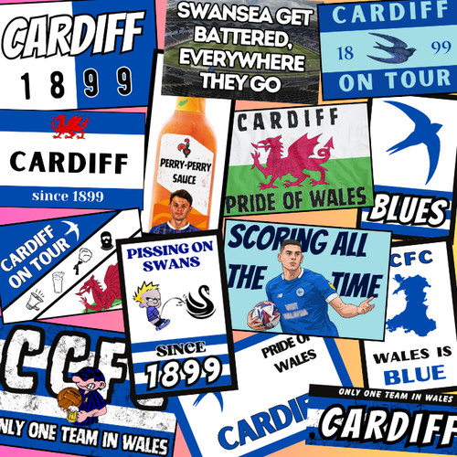 Cardiff city ultra football - ultra,