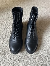 Kenneth Cole Reaction Wind Lug Lace Up Boots, 9 Women’s
