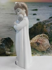 Nao By Lladro Girl Kissing And Hugging Doll  Original Box. Reduced 