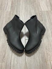 Diesel Black Leather Ankle