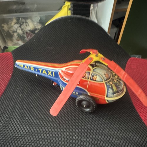 Vintage tinplate air taxi - tinplate, air-taxi