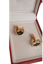 ST DUPONT Cufflinks  Gold Tone