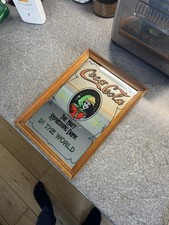 Coca-Cola Mirror Sign for Home Bar and Pub Hand Painted Man Cave Gift