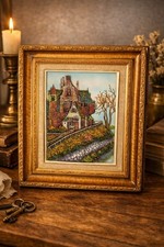 Vintage 3D Plaster Relief Wall