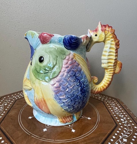 Vintage pitcher ceramics - vintage,