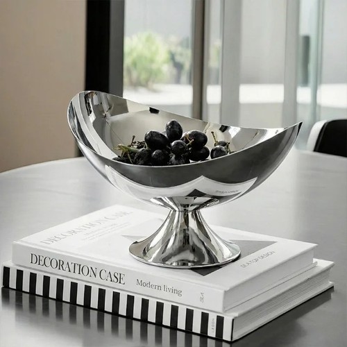 Modern metal fruit tray - modern,