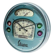 Vespa wall clock nostalgic - wall,