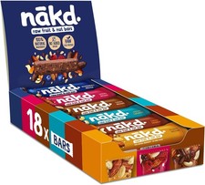 Fruit & Nut Bar Variety Pack - Vegan - Healthy Snack - Gluten Free - 35g x