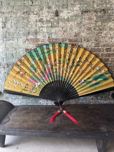 Large vintage hand painted - large,