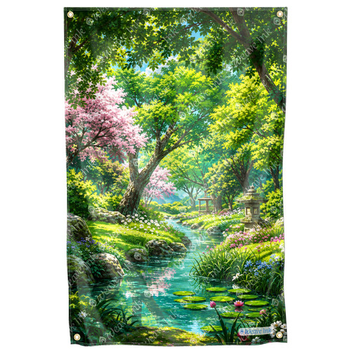 Japanese garden zen cherry - japanese,