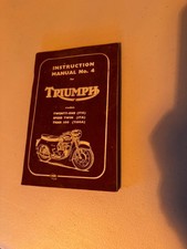 TRIUMPH INSTRUCTION MANUAL No