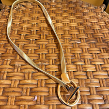 Gold Tone Snake Dress Belt