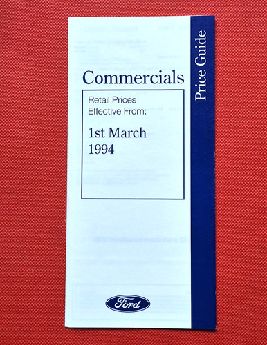 1994 ford commercials price - 1994,