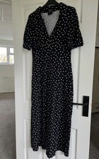 ASOS Polka Dot Collared Midi