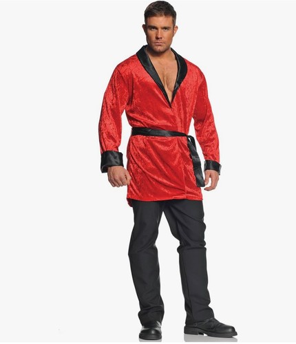 Underwraps smoking jacket robe - underwraps,