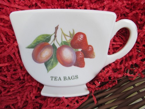 Unusual large size teabag - large, tidy