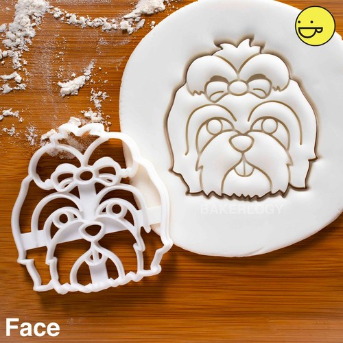 Shih tzu face cookie - shih, |