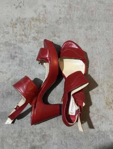 Vero cuoio red leather - red, sandals