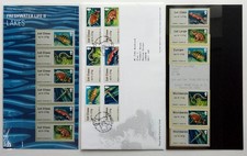 2013  ROYAL MAIL POST & GO FRESHWATER LIFE 2 - LAKES  P&G 12/FS65 & stamps sets