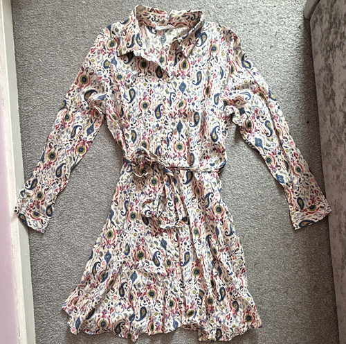 Primark cream paisley collared - primark,