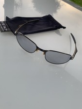 VINTAGE OAKLEY  BIG SQUARE WIRE Sunglasses Brushed Silver Frame