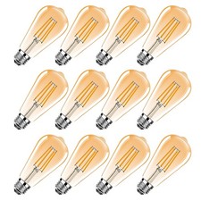12 Pack E27 Screw Edison Bulbs