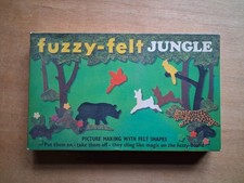 Fuzzy Felt Jungle  Vintage