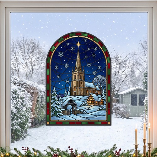 Christmas village church arch - christmas,