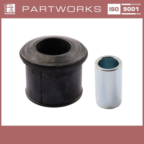 Rubber bearing rear axle