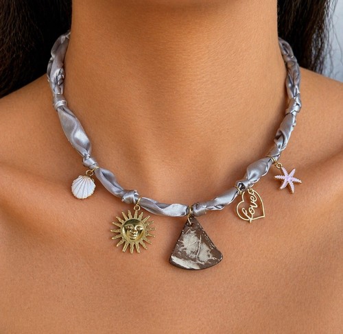 Bandana choker necklace - bandana,