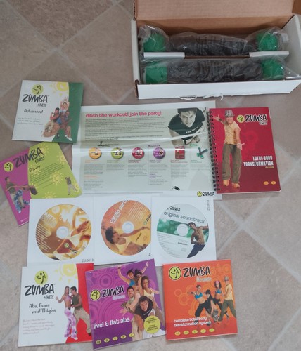 Zumba fitness set new - new, cds