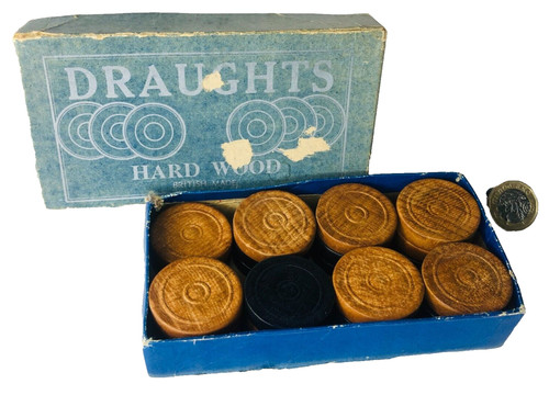 Board game draughts - game, vintage