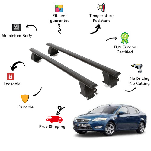 Bare roof rack cross - bars, set