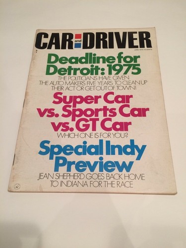 Car and driver magazine - and,