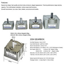 Speed Reduction Gearbox with Out Shaft GN Gear Head Box for AC Induction Motor