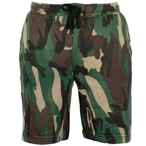 Army camouflage jogger shorts - army,