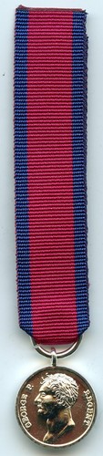 Waterloo medal 1815 miniature - waterloo,