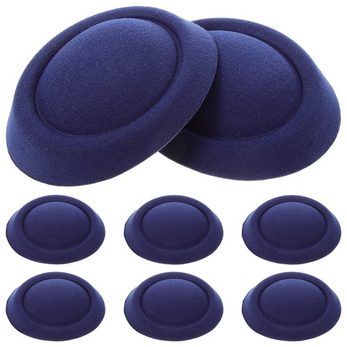 8pcs navy reusable pillbox - navy, hat