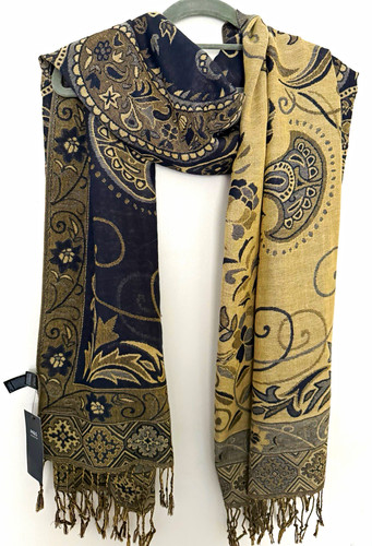 Reversible paisley scarf - reversible,