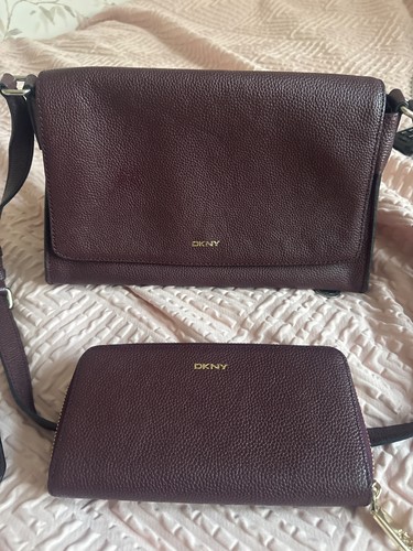 Dkny bag and purse - and,