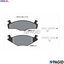 BRAKE PAD SET DISC BRAKE