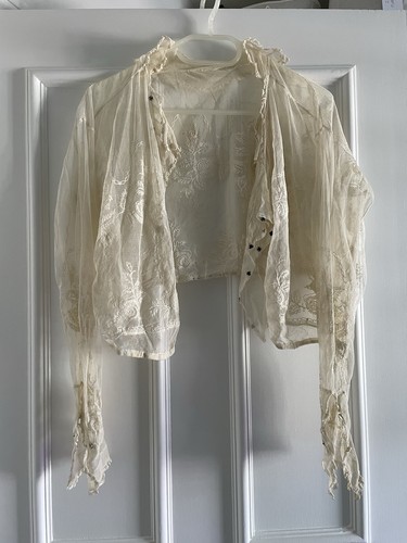 Antique 1910s edwardian white - edwardian,
