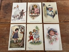 Vivian Mansell Postcards x 6 -