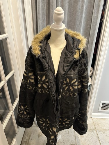 Women black and cream faux - women's,