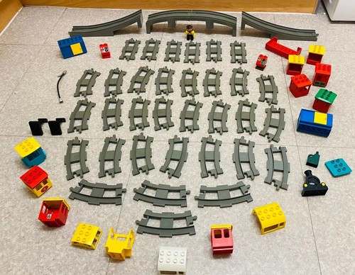 Lego duplo train track bridge - lego,